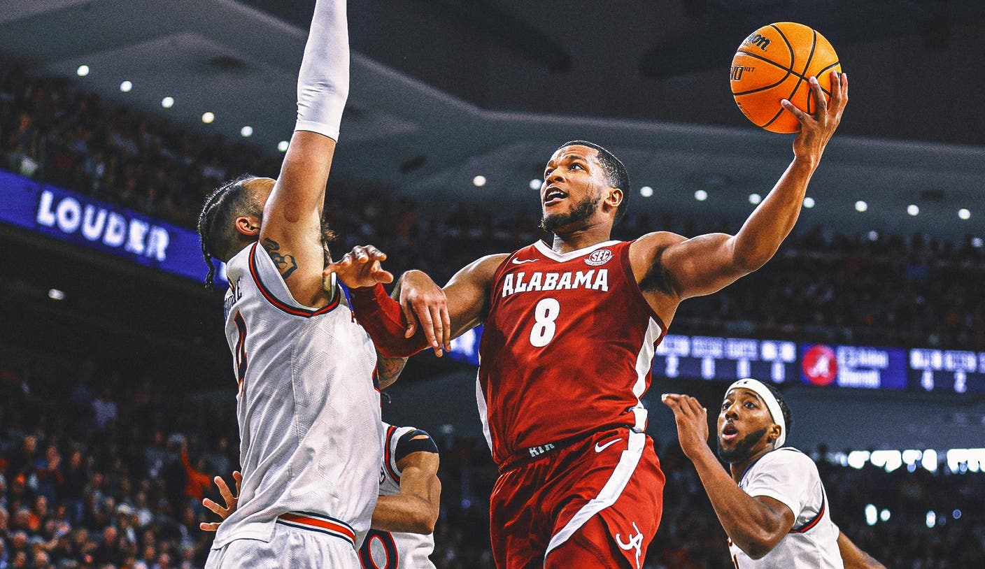 Last-Second Shot Lifts Alabama Past Auburn: Sears' Buzzer-Beater Seals 93-91 Victory